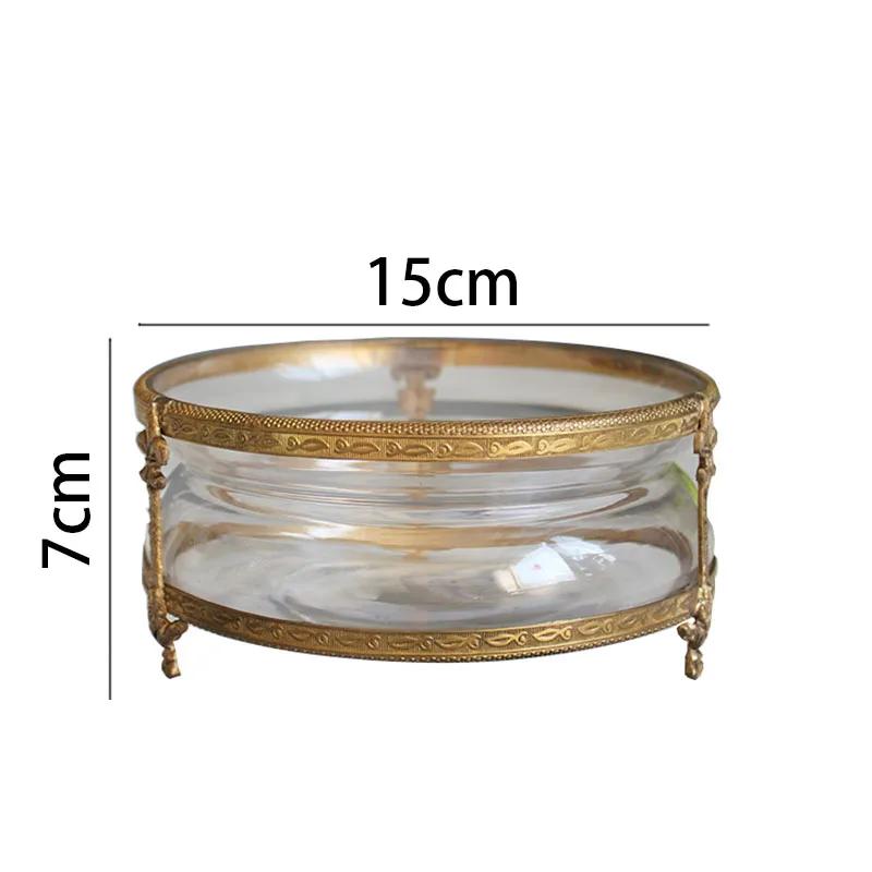 Creativity Glass Storage Tray Retro Copper Frame Cosmetic Container Living Room Dried Fruit Organizer European Home Decoration
Creativity Glass Storage Tray Retro Copper Frame Cosmetic Container Living Room Dried Fruit Organizer European Home Decoration