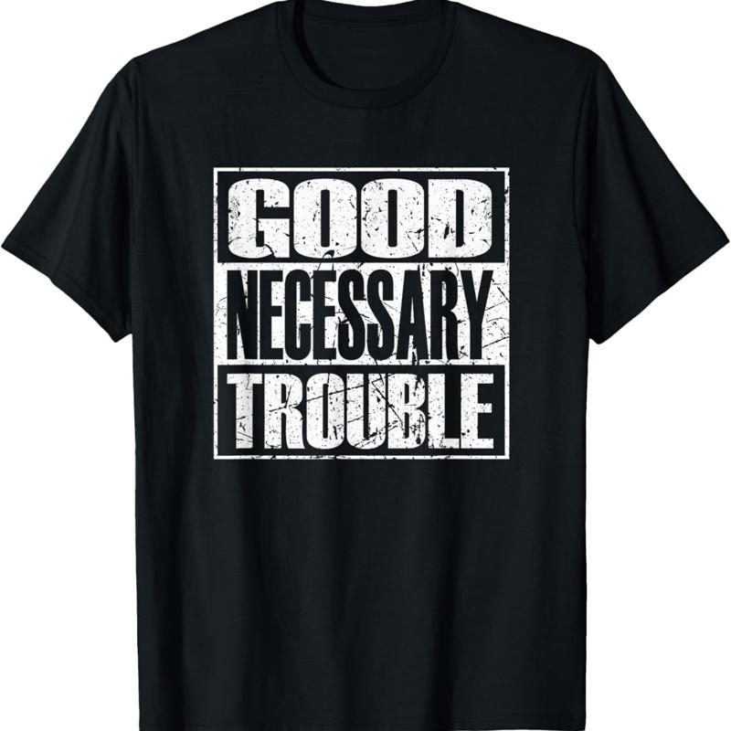 Good Necessary Trouble Retro Vintage Civil Rights T Shirt - Men s Summer Cotton Graphic Tee 5XL різнокольоровий
Good Necessary Trouble Retro Vintage Civil Rights T Shirt - Men s Summer Cotton Graphic Tee 5XL різнокольоровий