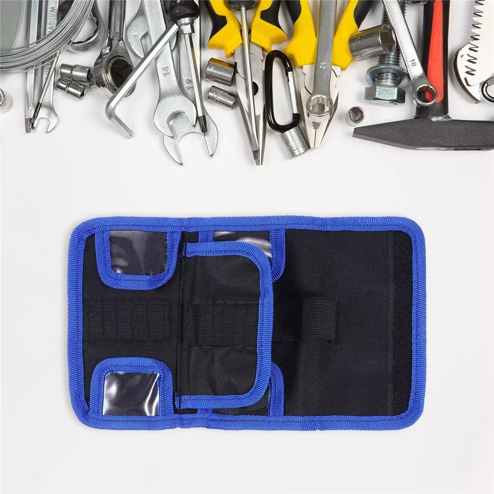 Lightweight Bits Organizer Bag Oxford Cloth Handheld Pouch Hardware Tool Bag Screwdriver Bits синій
Lightweight Bits Organizer Bag Oxford Cloth Handheld Pouch Hardware Tool Bag Screwdriver Bits синій