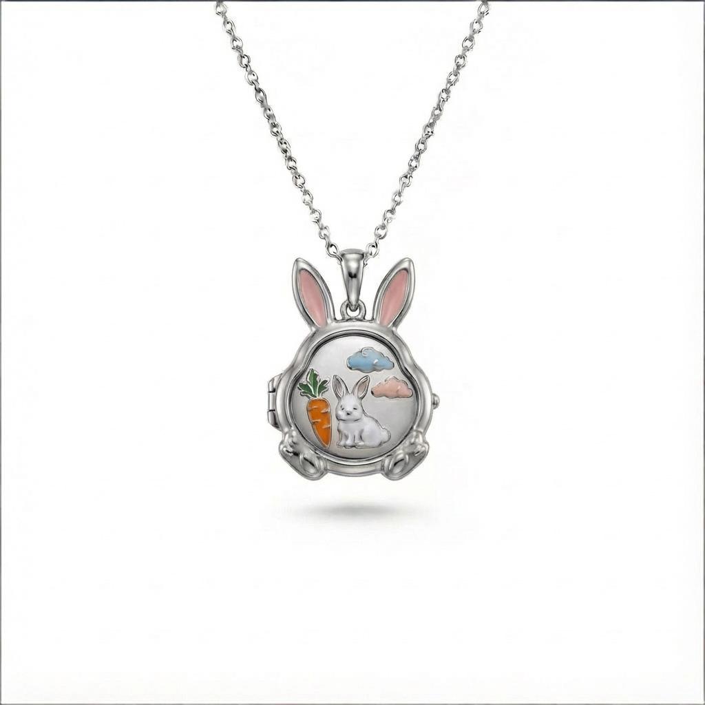 Golden Rabbit Open And Close Carrot Cloud Pendant Necklace Cute Open And Close Pendant Photo Box Valentine S Day
Golden Rabbit Open And Close Carrot Cloud Pendant Necklace Cute Open And Close Pendant Photo Box Valentine S Day