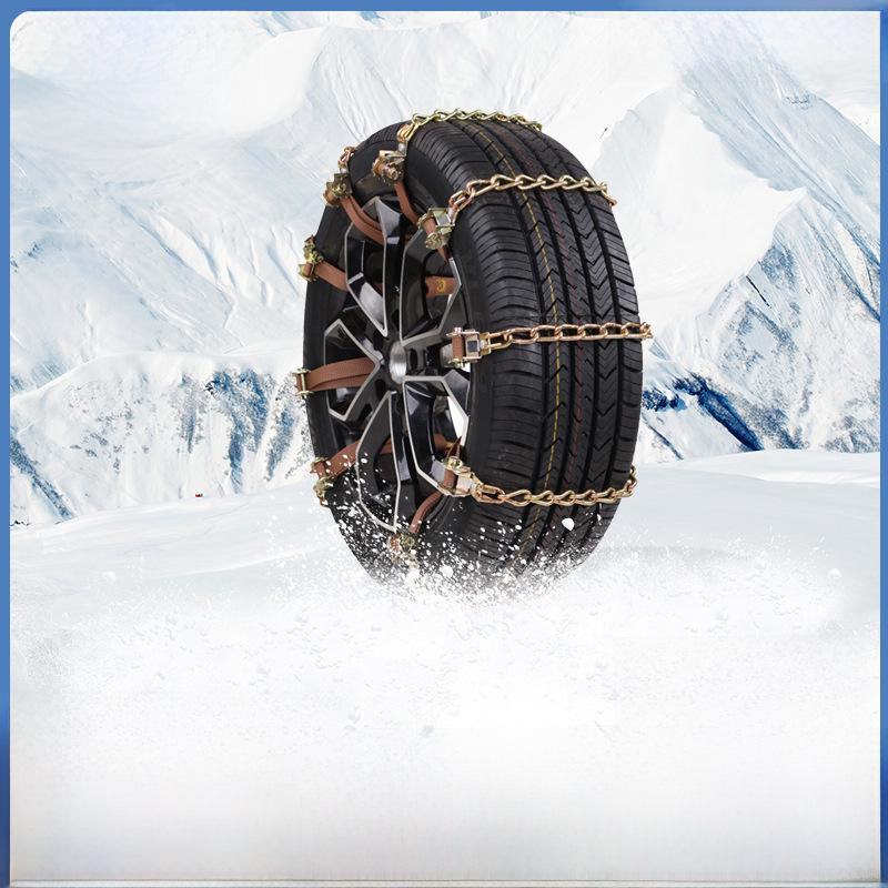 Универсальные железные цепи противоскольжения для зимних шин, изготовленные из марганцевой стали для противоскольжения, с ярким дизайном.
Универсальные железные цепи противоскольжения для зимних шин, изготовленные из марганцевой стали для противоскольжения, с ярким дизайном.