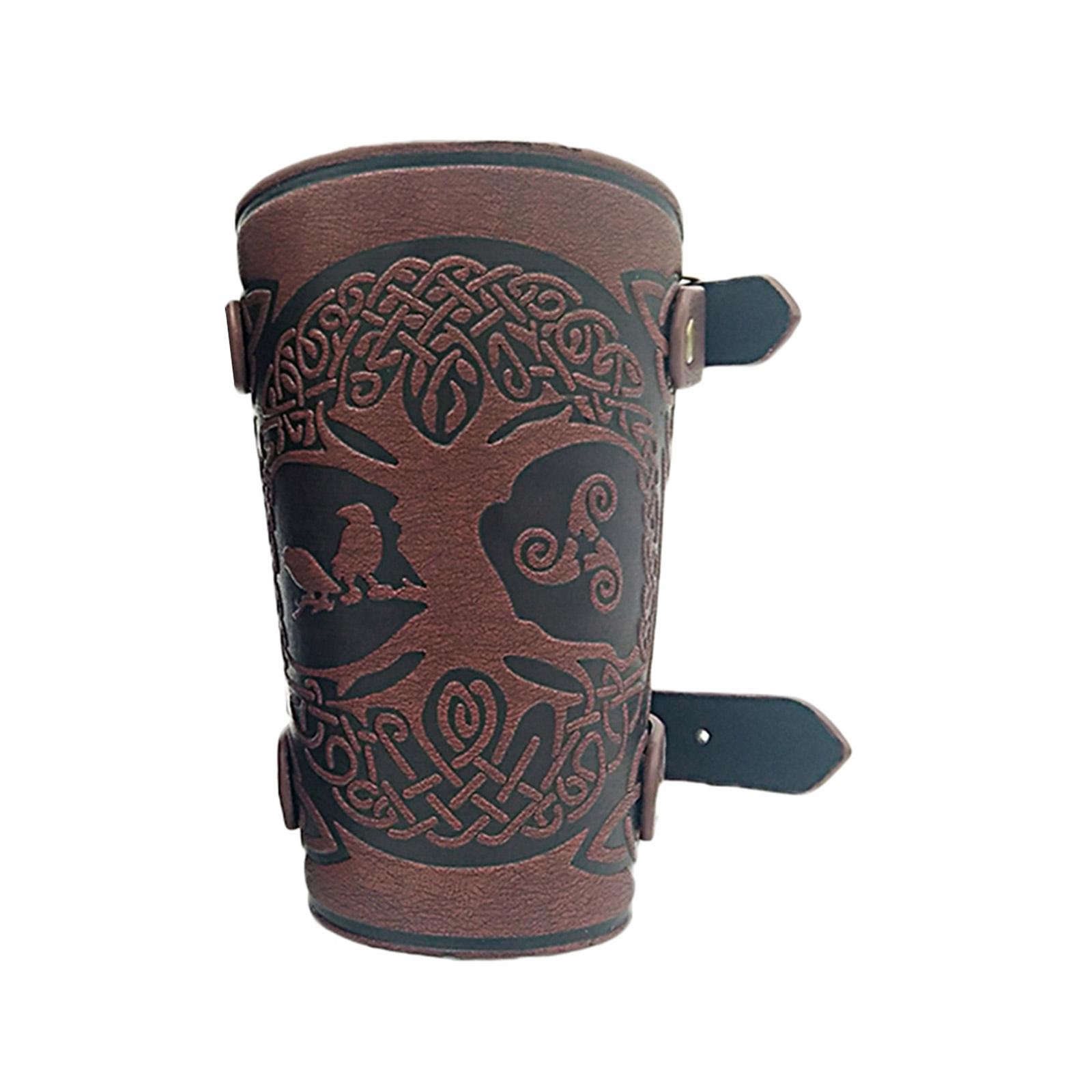 Винтажный скандинавский браслет на руку викинга для косплей-вечеринок, средневековые ПУ-кожи с тиснением, наруч, доспехи для стрельбы из лука коричневый
Винтажный скандинавский браслет на руку викинга для косплей-вечеринок, средневековые ПУ-кожи с тиснением, наруч, доспехи для стрельбы из лука коричневый