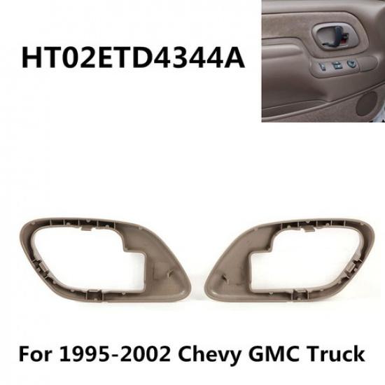 Pair Beige Interior ide Door Handle Trim Bezels For 1995-2002 Chevy GMC Truck
Pair Beige Interior ide Door Handle Trim Bezels For 1995-2002 Chevy GMC Truck