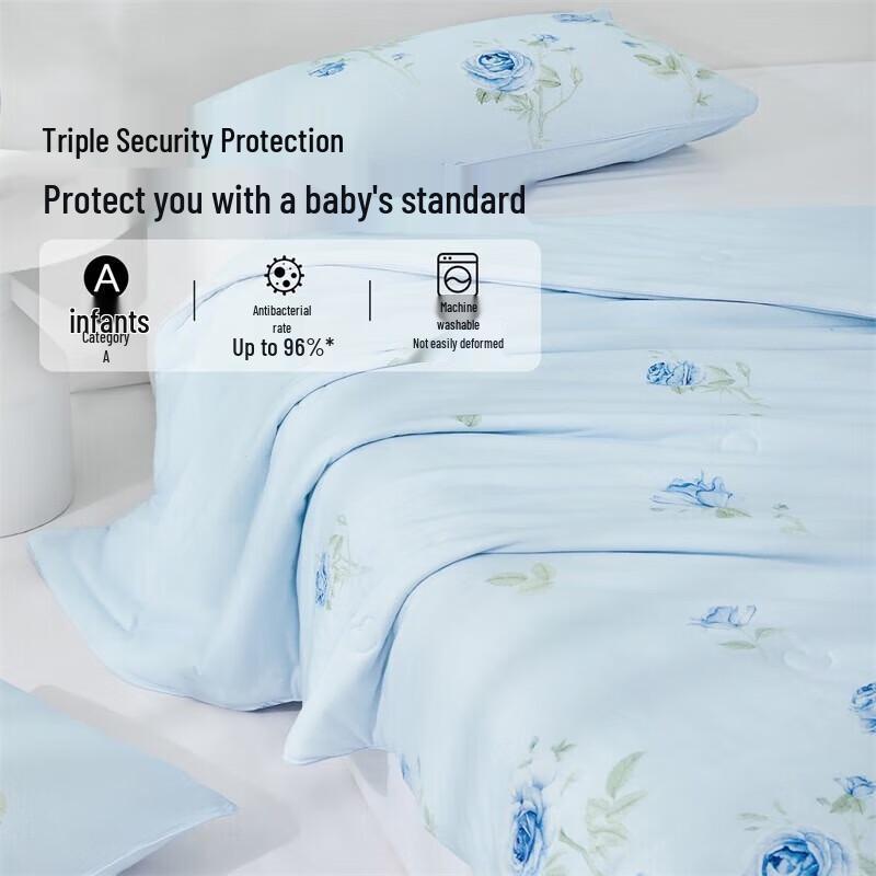 Mercury Home Textiles Pure Cotton Soybean Fiber Summer Quilt
Mercury Home Textiles Pure Cotton Soybean Fiber Summer Quilt