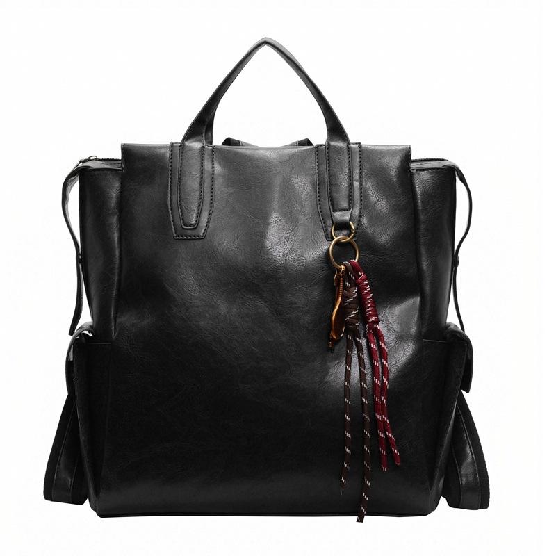Retro Backpack for Women Large Capacity Casual and Versatile Commuting Schoolbag Street Trendy High-end Travel Backpack чорний
Retro Backpack for Women Large Capacity Casual and Versatile Commuting Schoolbag Street Trendy High-end Travel Backpack чорний
