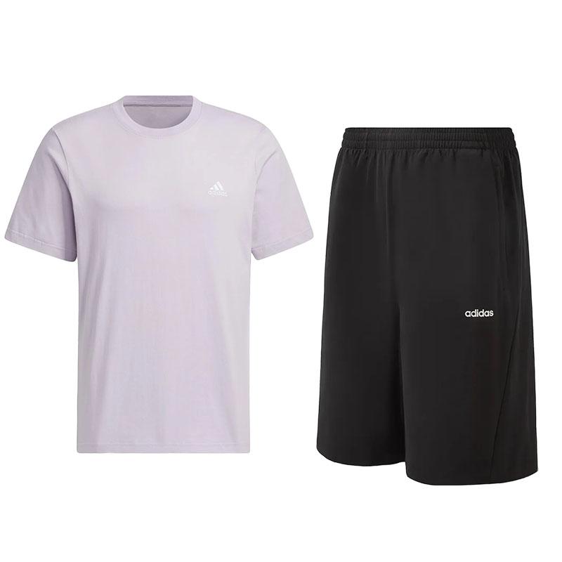 Adidas Минималистичный однотонный дизайн логотипа с круглым вырезом и коротким рукавом, удобные универсальные шорты со средней талией, повседневный спортивный костюм JI9067+JE3563 M
Adidas Минималистичный однотонный дизайн логотипа с круглым вырезом и коротким рукавом, удобные универсальные шорты со средней талией, повседневный спортивный костюм JI9067+JE3563 M