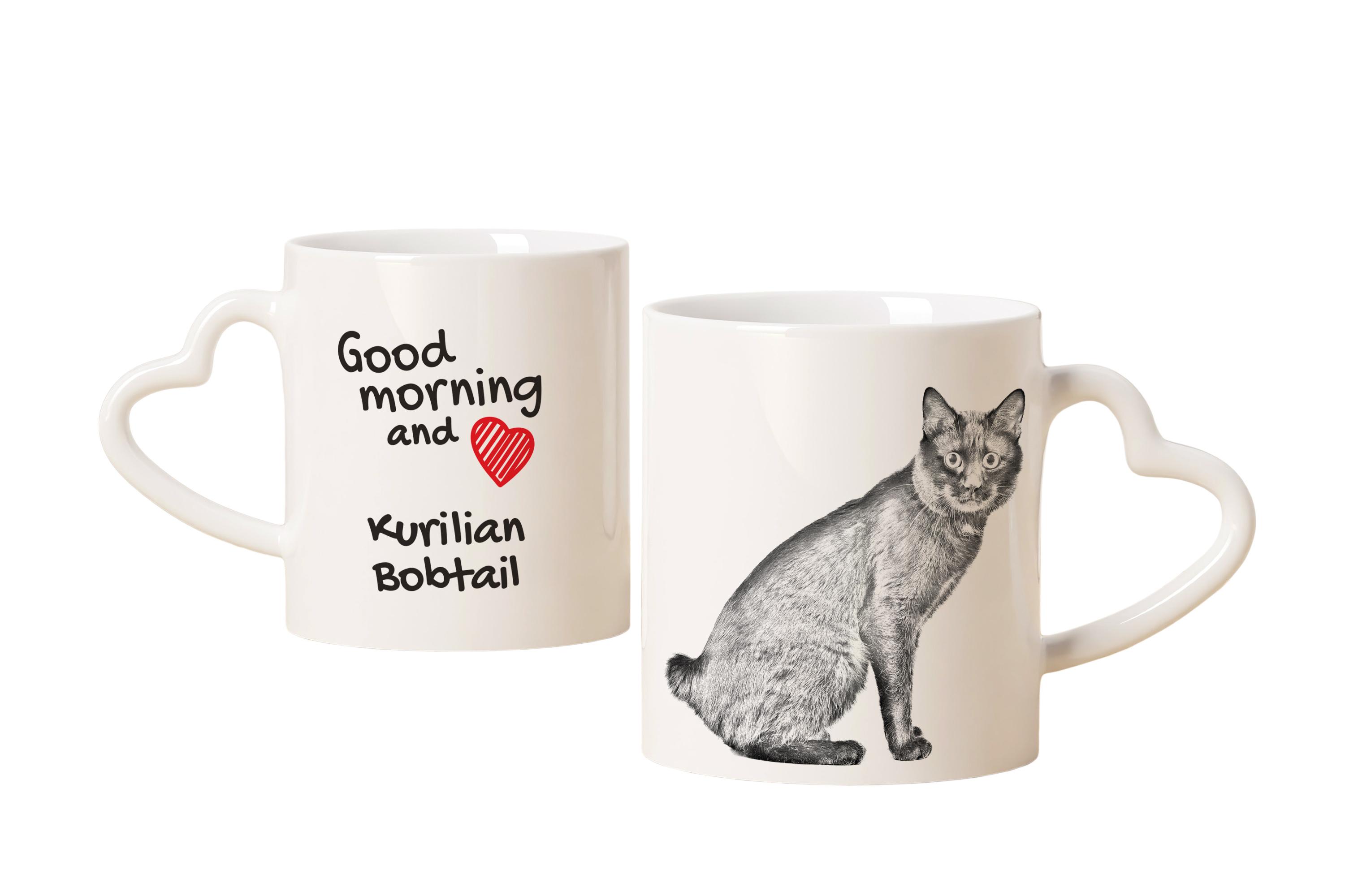 Kurilian bobtail I - cat mug, adorable heart-shaped handle mug, universal gift from Art-Dog brand білий
Kurilian bobtail I - cat mug, adorable heart-shaped handle mug, universal gift from Art-Dog brand білий