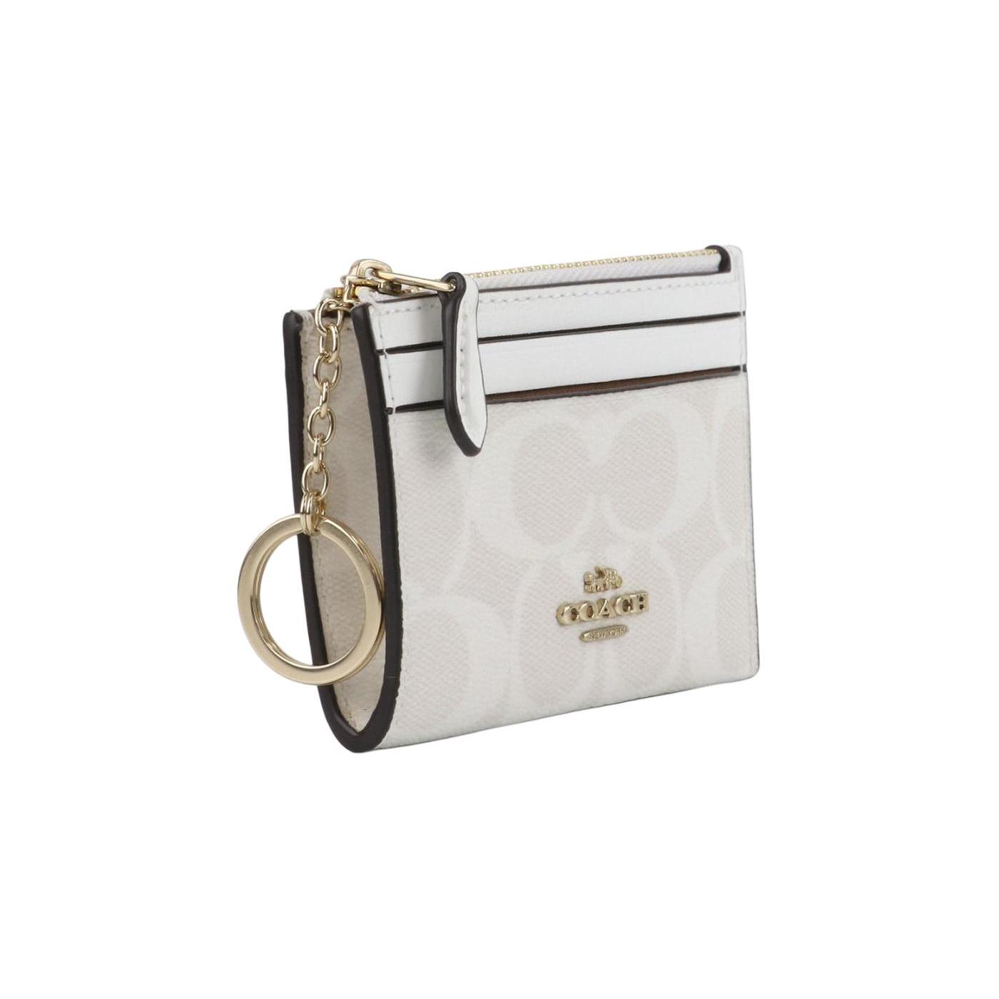 New COACH Mini Id Skinny Leather Patchwork With PVC Key Pouch Card Holder Mini Women s Glacier White 88208-IMRFF 10.9*0.5*8.1CM
New COACH Mini Id Skinny Leather Patchwork With PVC Key Pouch Card Holder Mini Women s Glacier White 88208-IMRFF 10.9*0.5*8.1CM
