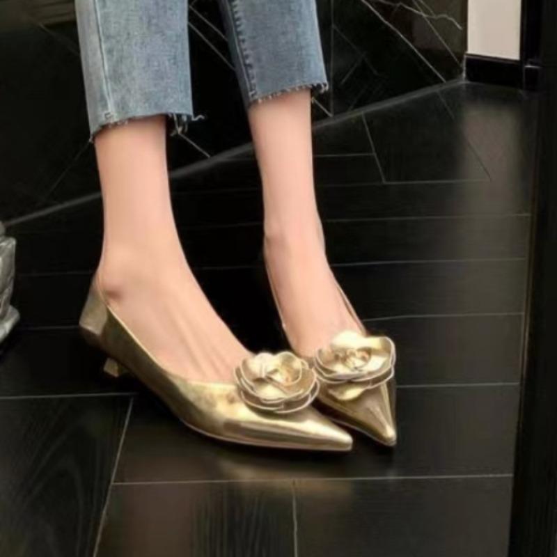 Women Shoes High Heels Loafers Elegant Woman Shoes Low Heels Wedding Bride Pointed Toe Silver Gold Rose Evening Party Shoes 35 золотой
Women Shoes High Heels Loafers Elegant Woman Shoes Low Heels Wedding Bride Pointed Toe Silver Gold Rose Evening Party Shoes 35 золотой
