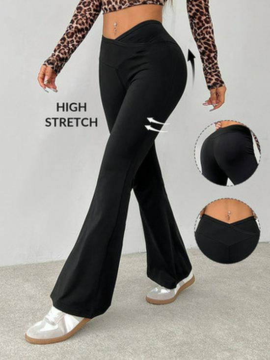 Elegant All-Season High-Waisted Flared Pants for Yoga, Sports, and Resort Wear Medium чорний
Elegant All-Season High-Waisted Flared Pants for Yoga, Sports, and Resort Wear Medium чорний