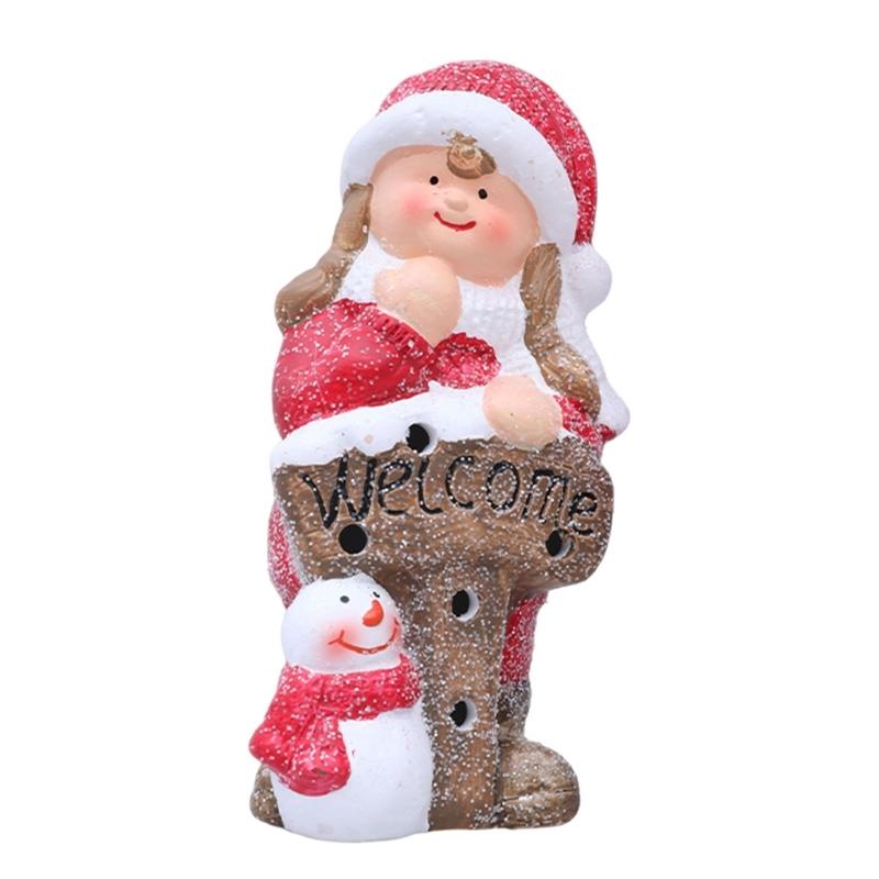 Festives LED Illuminating Ceramic Boy Girl Figurine Holiday Gift for Christmas Nightlight Table Centerpieces Decoration
Festives LED Illuminating Ceramic Boy Girl Figurine Holiday Gift for Christmas Nightlight Table Centerpieces Decoration