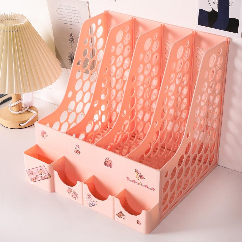 Thickened File Rack Basket Bookshelf File Column Multi-Layer File Frame Four Column Storage Box Premium Durable
Thickened File Rack Basket Bookshelf File Column Multi-Layer File Frame Four Column Storage Box Premium Durable