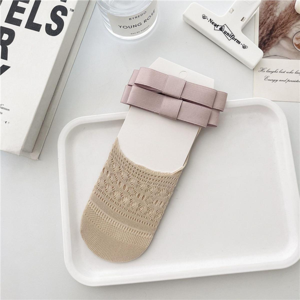 Носки-лодочки, Женские носки, Бантики, Противоскользящие, Не сползающие с пяток, Ажурные носки, Невидимые носки, Кружево 1 pair бежевый
Носки-лодочки, Женские носки, Бантики, Противоскользящие, Не сползающие с пяток, Ажурные носки, Невидимые носки, Кружево 1 pair бежевый