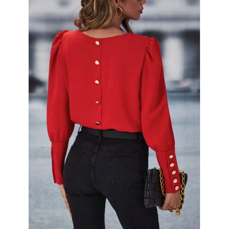 Solid Color Button Lantern Sleeve Shirt Solid Color Buttons Lantern Sleeve Shirt Female 151 XS(XS)
Solid Color Button Lantern Sleeve Shirt Solid Color Buttons Lantern Sleeve Shirt Female 151 XS(XS)