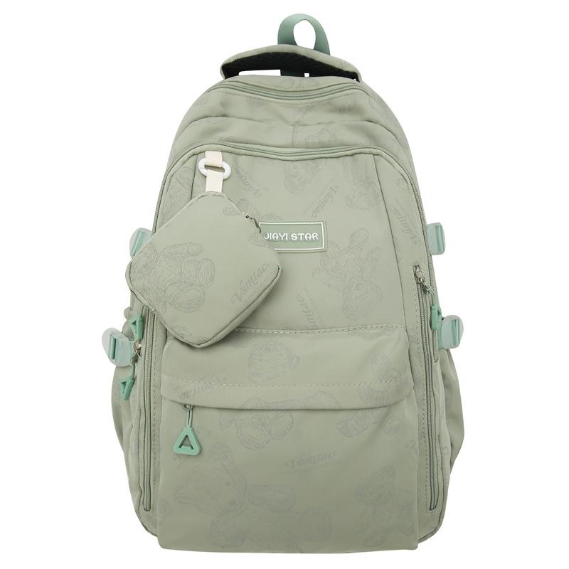 School bag In the summer of 2024, the new high school college students have a large capacity to reduce the burden. School bag is casual and versatile. зелений
School bag In the summer of 2024, the new high school college students have a large capacity to reduce the burden. School bag is casual and versatile. зелений