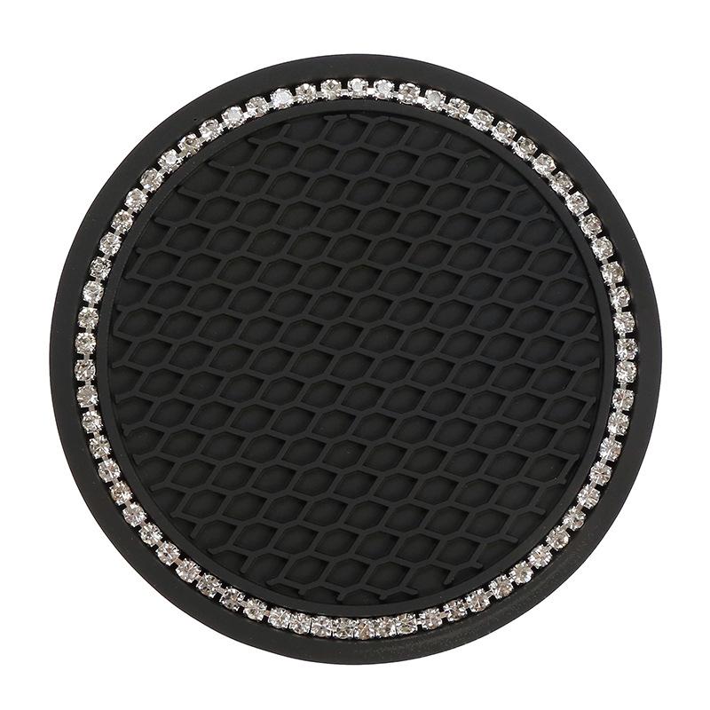 2Pcs Sparkly Rhinestone Car Cup Coasters, Universal Anti-Slip PVC Mat Car Cup Holder, Bling Interior Decoration Accessory 2PCS PACK
2Pcs Sparkly Rhinestone Car Cup Coasters, Universal Anti-Slip PVC Mat Car Cup Holder, Bling Interior Decoration Accessory 2PCS PACK