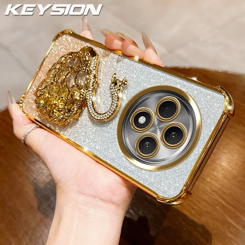 KEYSION Протиударний чохол з покриттям для телефону OPPO Reno12 F 5G Прозорий ТПУ Блискучий Інкрустований Лебідь Підставка Задня кришка для OPPO Reno12F 4G for OPPO Reno12 F 5G золотий
KEYSION Протиударний чохол з покриттям для телефону OPPO Reno12 F 5G Прозорий ТПУ Блискучий Інкрустований Лебідь Підставка Задня кришка для OPPO Reno12F 4G for OPPO Reno12 F 5G золотий