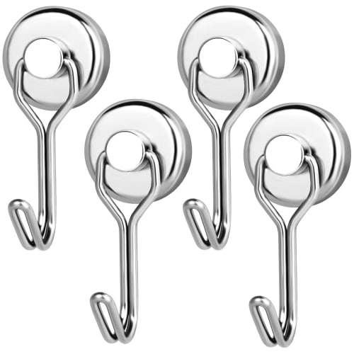 Набор из 4 магнитных крючков, сверхпрочные, диаметр 20 мм, нержавеющая сталь, устойчивые к ржавчине, грузоподъемность 10 кг в вертикальном направлении, крючки для хранения для кухни, офиса,
Набор из 4 магнитных крючков, сверхпрочные, диаметр 20 мм, нержавеющая сталь, устойчивые к ржавчине, грузоподъемность 10 кг в вертикальном направлении, крючки для хранения для кухни, офиса,