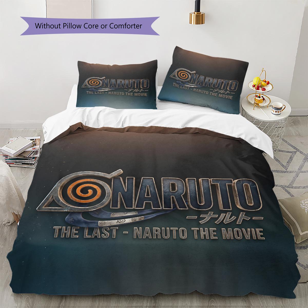 Naruto Printed Pattern Bedding Pillowcase & Duvet Cover Set for Home Decoration Birthday Gift (1 * duvet cover + 2 * pillowcase, without core) 135x200cm
Naruto Printed Pattern Bedding Pillowcase & Duvet Cover Set for Home Decoration Birthday Gift (1 * duvet cover + 2 * pillowcase, without core) 135x200cm