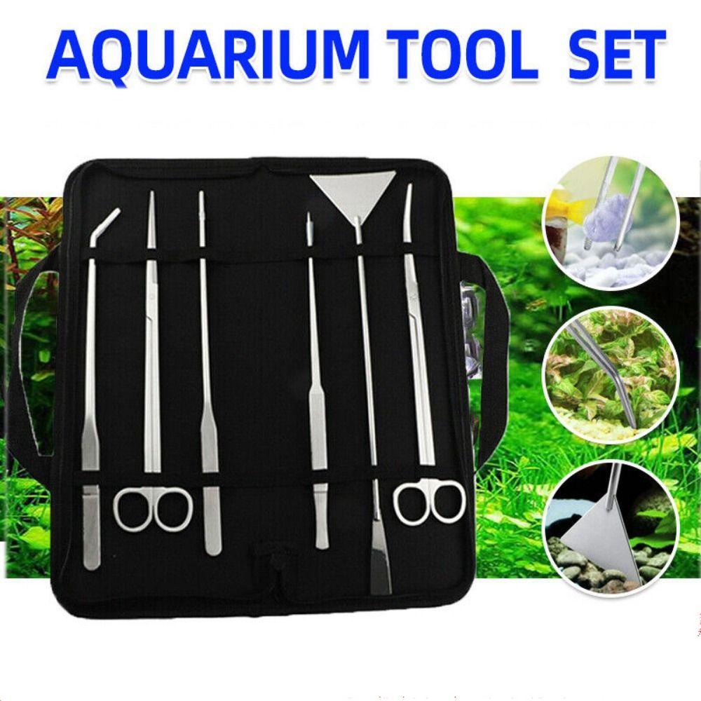 Tank Shovels Aquatic Plant Tweezers Scissors Plants Wave Scissors Aquarium Tools Kit Cleaning Tools 4pcs
Tank Shovels Aquatic Plant Tweezers Scissors Plants Wave Scissors Aquarium Tools Kit Cleaning Tools 4pcs