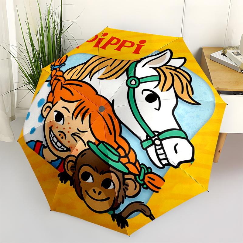 Pippi Longstocking Themed Travel Umbrella-8 Ribs Automatic Opening and Closing, Portable Folding Design, Compact and Stylish Umbrella Suitab
Pippi Longstocking Themed Travel Umbrella-8 Ribs Automatic Opening and Closing, Portable Folding Design, Compact and Stylish Umbrella Suitab