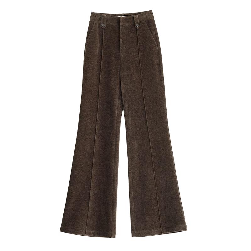 FAESSLIN Women s Chenille High-Waist Flared Pants XL
FAESSLIN Women s Chenille High-Waist Flared Pants XL