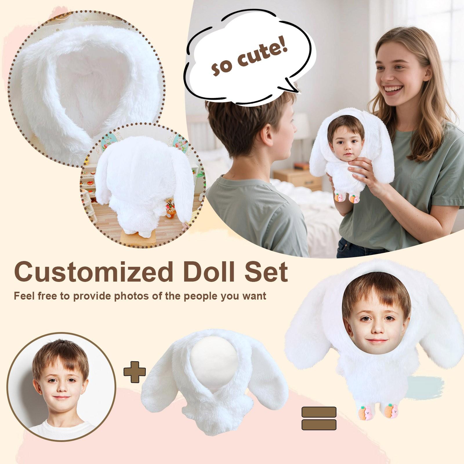 Personalized Custom Human Face Doll With Jumpsuit Set For Friends And Girlfriends Birthday Holiday Gifts. One Size
Personalized Custom Human Face Doll With Jumpsuit Set For Friends And Girlfriends Birthday Holiday Gifts. One Size