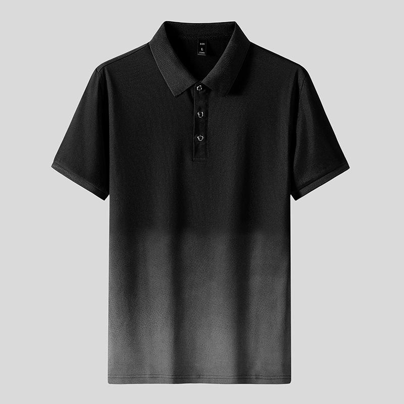 Summer Collar Polo Shirt Men s Gradient Short Sleeved Shirt Casual Versatile Top Men L
Summer Collar Polo Shirt Men s Gradient Short Sleeved Shirt Casual Versatile Top Men L
