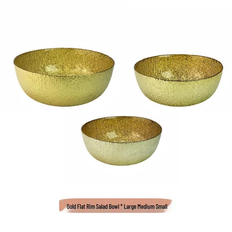 Ru Han Elegant Golden Glass Compartment Serving Plate
Ru Han Elegant Golden Glass Compartment Serving Plate