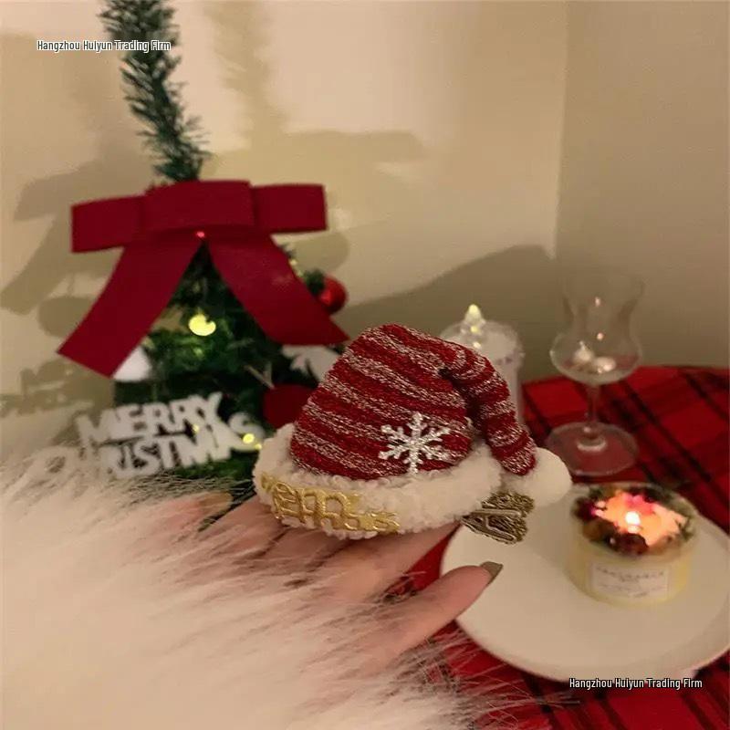 Festive Women s Christmas Hat Headband - Plush Hair Clip & Winter Hair Accessory Pentagram Duckbill Clip
Festive Women s Christmas Hat Headband - Plush Hair Clip & Winter Hair Accessory Pentagram Duckbill Clip
