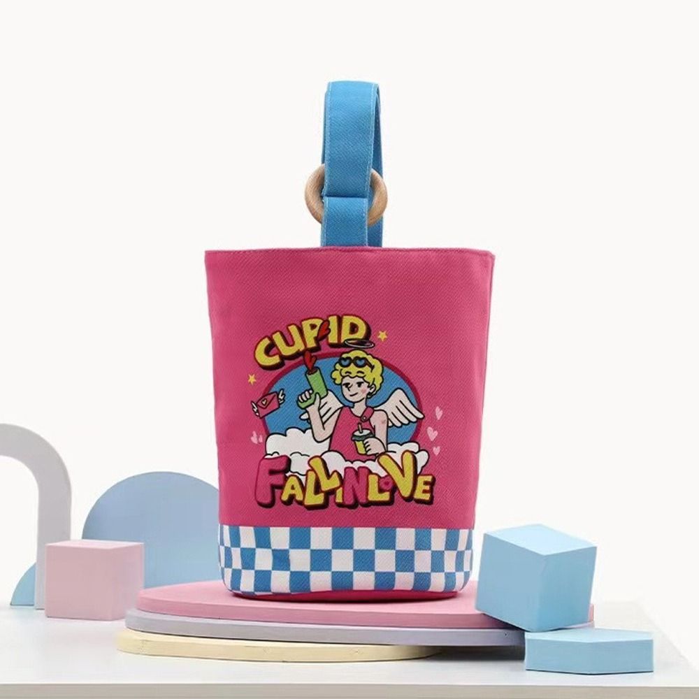 Plaid Cartoon Lunch Bag Letter Cupid Tote Bag Cute Canvas Cartoon Bucket Handbag Outdoor
Plaid Cartoon Lunch Bag Letter Cupid Tote Bag Cute Canvas Cartoon Bucket Handbag Outdoor