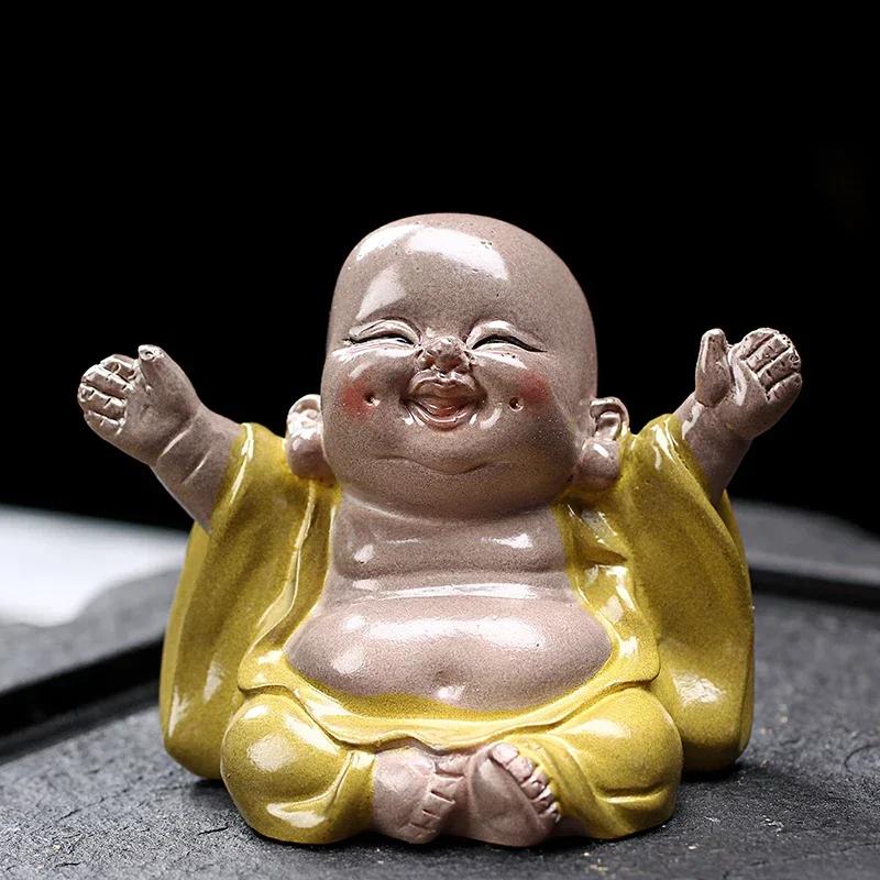 Смоляная меняющая цвет чайная фигурка, маленький монах Будды, ornaments, настольные поделки, аксессуары для украшения домашнего чайного столика, подарки
Смоляная меняющая цвет чайная фигурка, маленький монах Будды, ornaments, настольные поделки, аксессуары для украшения домашнего чайного столика, подарки