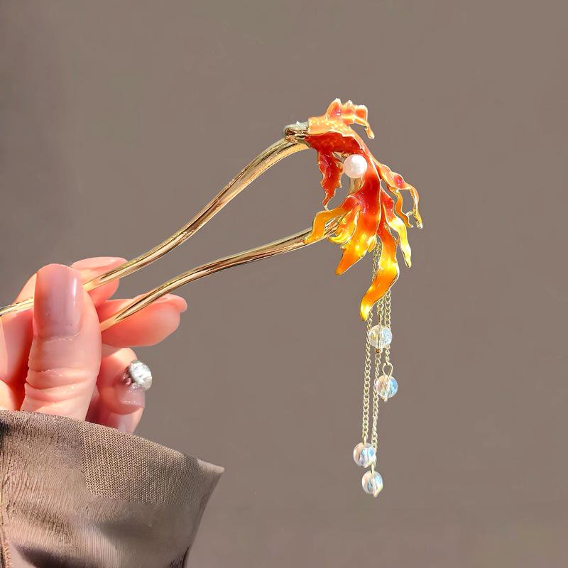 Заколка для волос в виде цветка-бабочки в старинном стиле с жемчужной кисточкой для чонсама ханфу
Заколка для волос в виде цветка-бабочки в старинном стиле с жемчужной кисточкой для чонсама ханфу