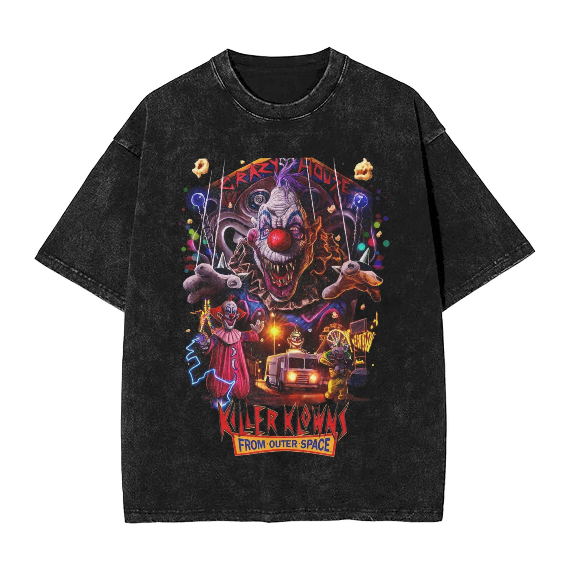 Killer Klowns From Outer Space Harajuku T-Shirts Short Sleeve Street Style Tshirt Summer Cotton O Neck Oversized Top S
Killer Klowns From Outer Space Harajuku T-Shirts Short Sleeve Street Style Tshirt Summer Cotton O Neck Oversized Top S