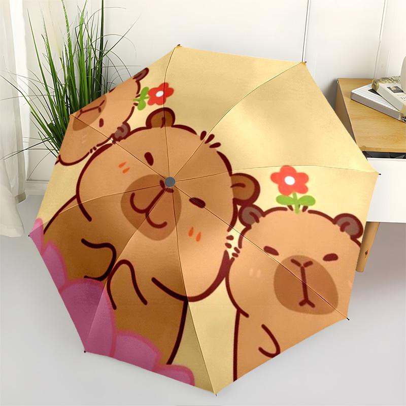 Capybara,Flowers Automatic Folding Umbrella Compact 8 rib Design,Unique Style,Suitable for Everyday Outdoor Use,Perfect Gift for Frien
Capybara,Flowers Automatic Folding Umbrella Compact 8 rib Design,Unique Style,Suitable for Everyday Outdoor Use,Perfect Gift for Frien