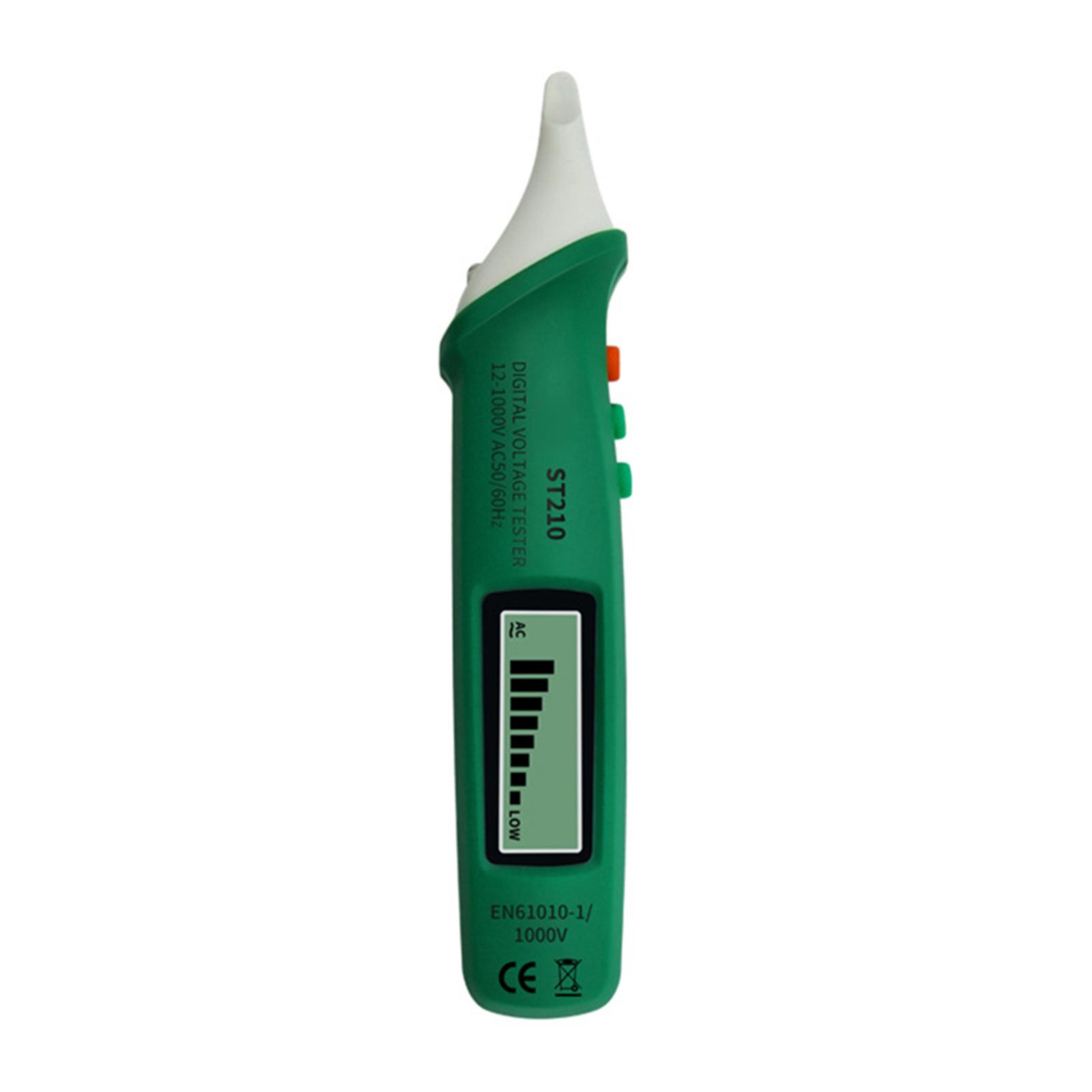 Digital Non-contact AC Voltage Tester Pen 12V-1000V Portable NCV Detector Sensitivity with Flashlight, Celsius Live Wire Recognition, B
Digital Non-contact AC Voltage Tester Pen 12V-1000V Portable NCV Detector Sensitivity with Flashlight, Celsius Live Wire Recognition, B