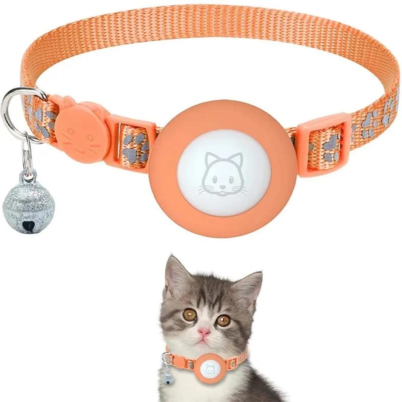 Cat Collar Compatible with Apple Airtag with Bell Adjustable Safety Buckle Reflective GPS Collar for Kittens Puppies 7-12In
Cat Collar Compatible with Apple Airtag with Bell Adjustable Safety Buckle Reflective GPS Collar for Kittens Puppies 7-12In