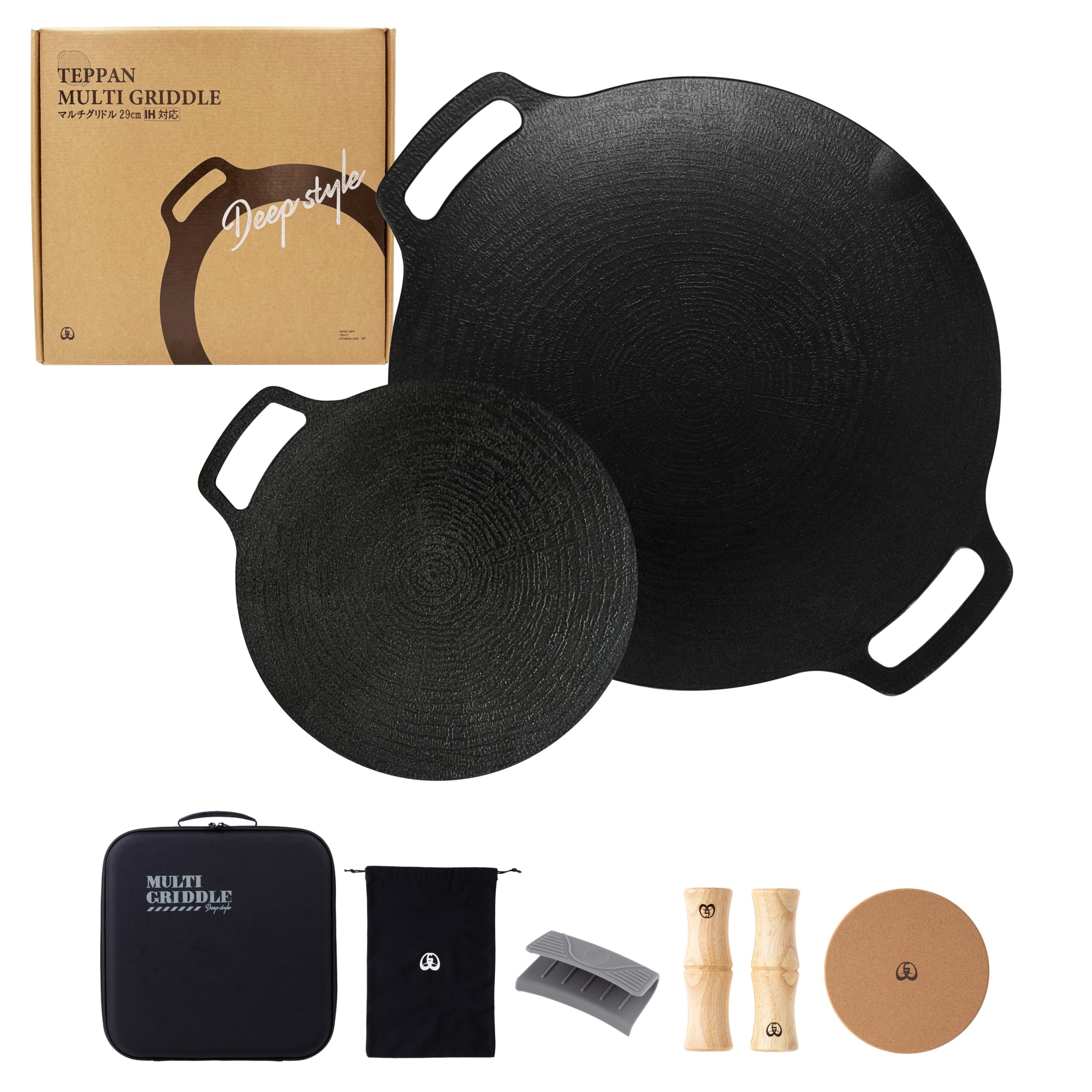 JHQ Глубокий плоский набор из 2 шт. Жесткое хранение Деревянный и серый Аутентичный Подходит для костров и открытого огня Не требует приправ Идеально подходит для кемпинга на открытом воздухе и барбекю чёрный
JHQ Глубокий плоский набор из 2 шт. Жесткое хранение Деревянный и серый Аутентичный Подходит для костров и открытого огня Не требует приправ Идеально подходит для кемпинга на открытом воздухе и барбекю чёрный