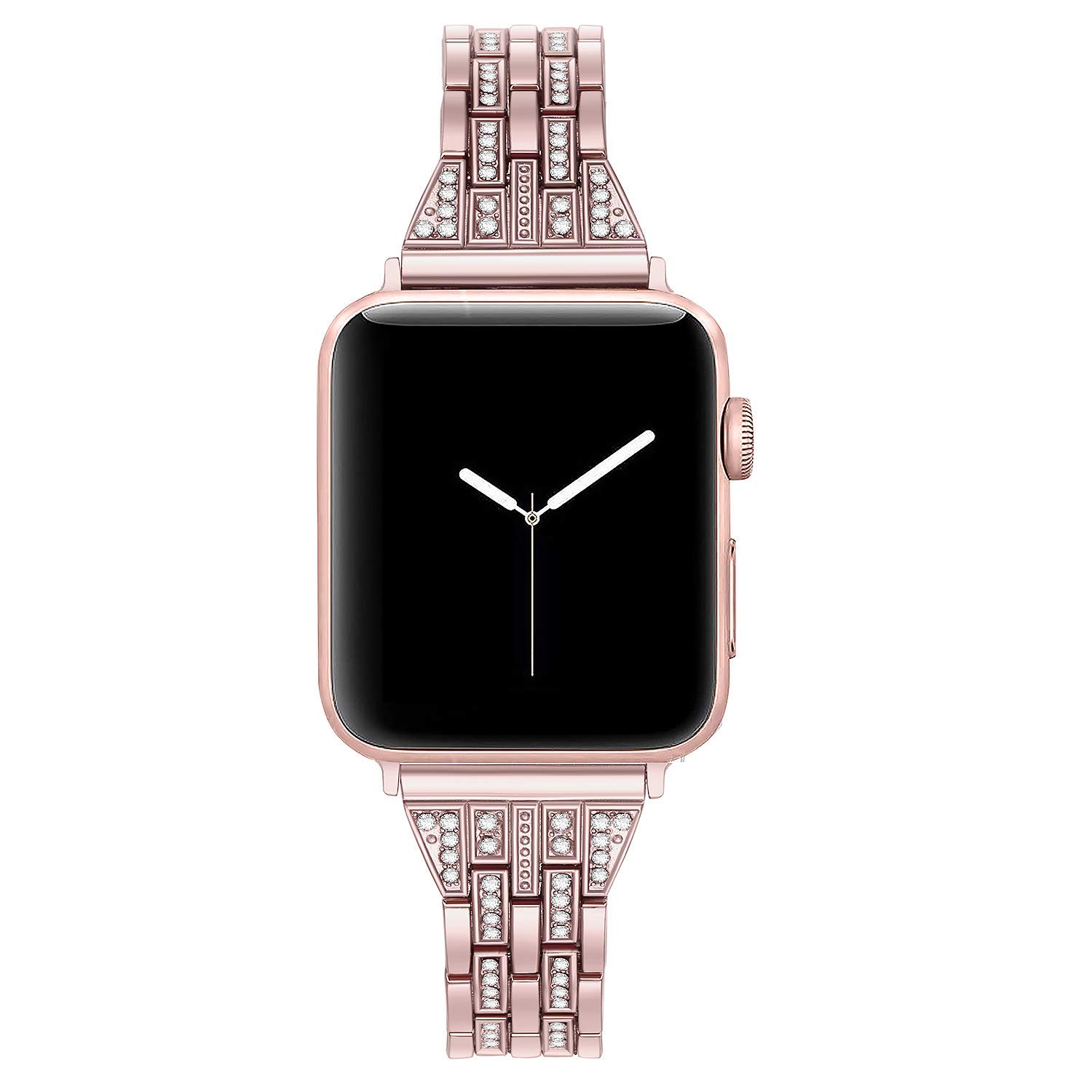 Double-Row Rhinestone Decor Watch Band Replacement for Apple Watch Series 10 42mm/9 8 7 41mm/SE (2023) SE (2022) SE 6 5 4 40mm/3 2 1 38mm- Rose Gold Champagne Gold
Double-Row Rhinestone Decor Watch Band Replacement for Apple Watch Series 10 42mm/9 8 7 41mm/SE (2023) SE (2022) SE 6 5 4 40mm/3 2 1 38mm- Rose Gold Champagne Gold