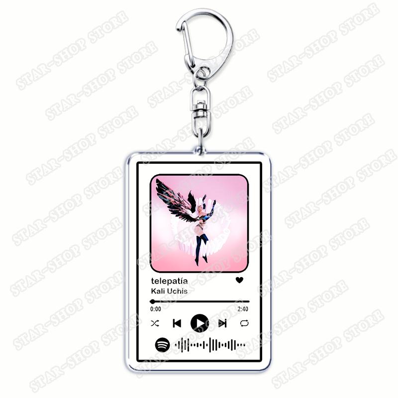 Hot Singer Kali Uchis Songs Keychains for Women Accessories Bag Telepatía Moonlight Music Code Keying Jewelry Fans Friends Gifts
Hot Singer Kali Uchis Songs Keychains for Women Accessories Bag Telepatía Moonlight Music Code Keying Jewelry Fans Friends Gifts
