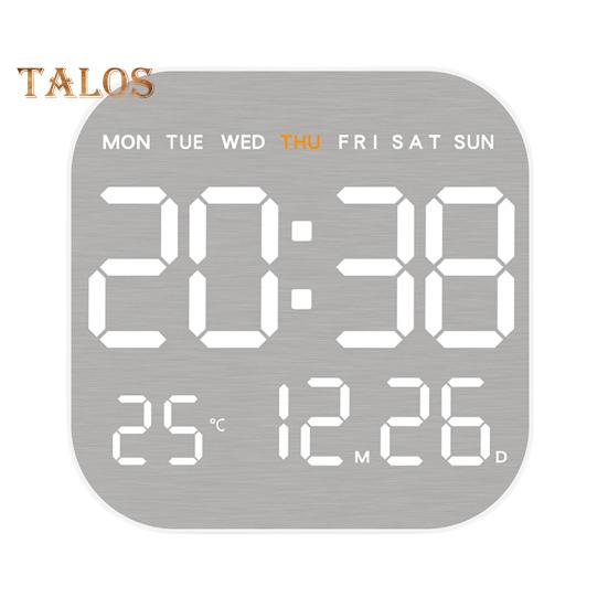 Цифровий настінний годинник із дистанційним керуванням Великий дисплей Багатофункціональний цифровий світлодіодний будильник із підтримкою 12/24 години та температурою C білий
Цифровий настінний годинник із дистанційним керуванням Великий дисплей Багатофункціональний цифровий світлодіодний будильник із підтримкою 12/24 години та температурою C білий