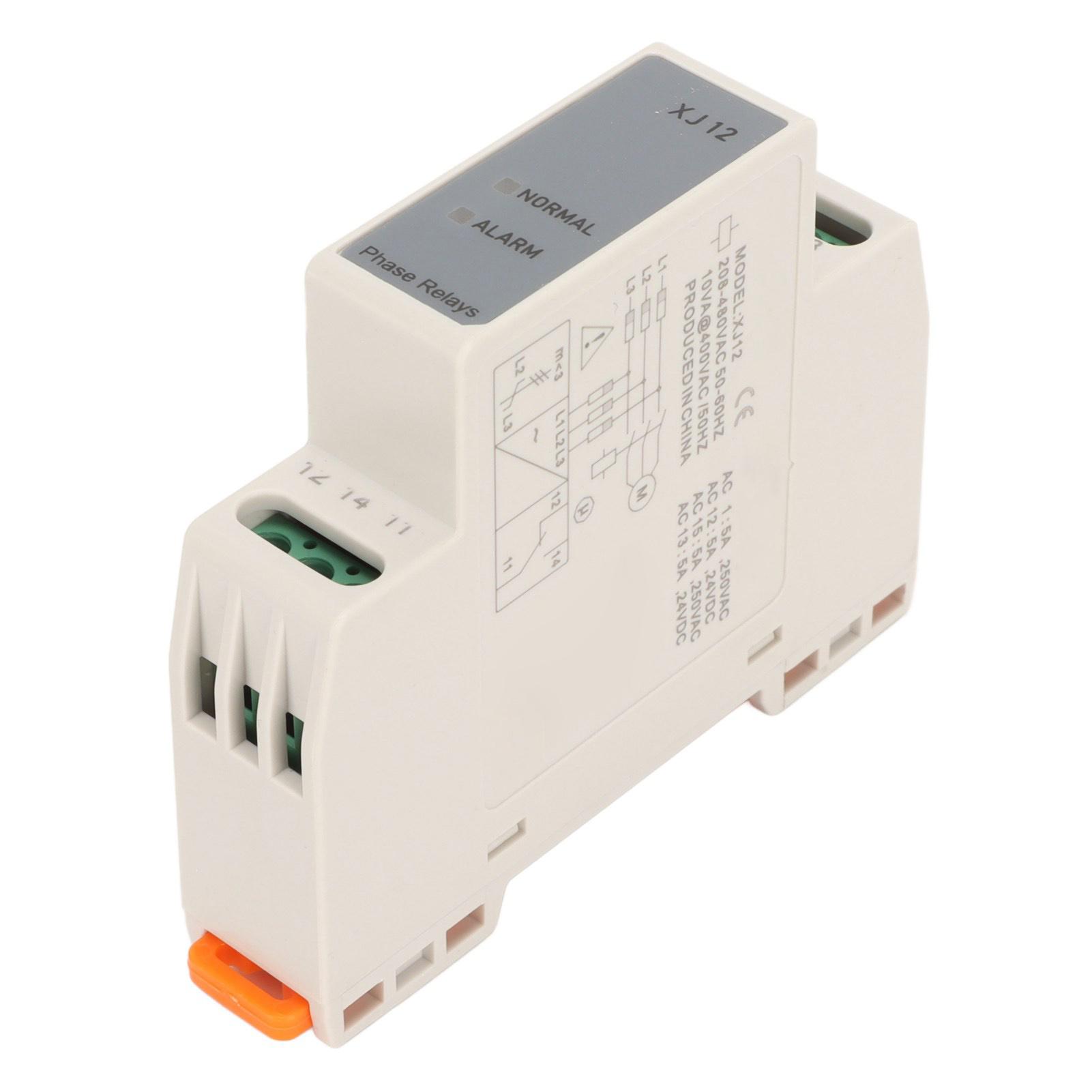 3 Phase Sequence Relay PC Housing Lightweight Stable Phase Loss Relay for Elevator Motor 208‑480VAC
3 Phase Sequence Relay PC Housing Lightweight Stable Phase Loss Relay for Elevator Motor 208‑480VAC