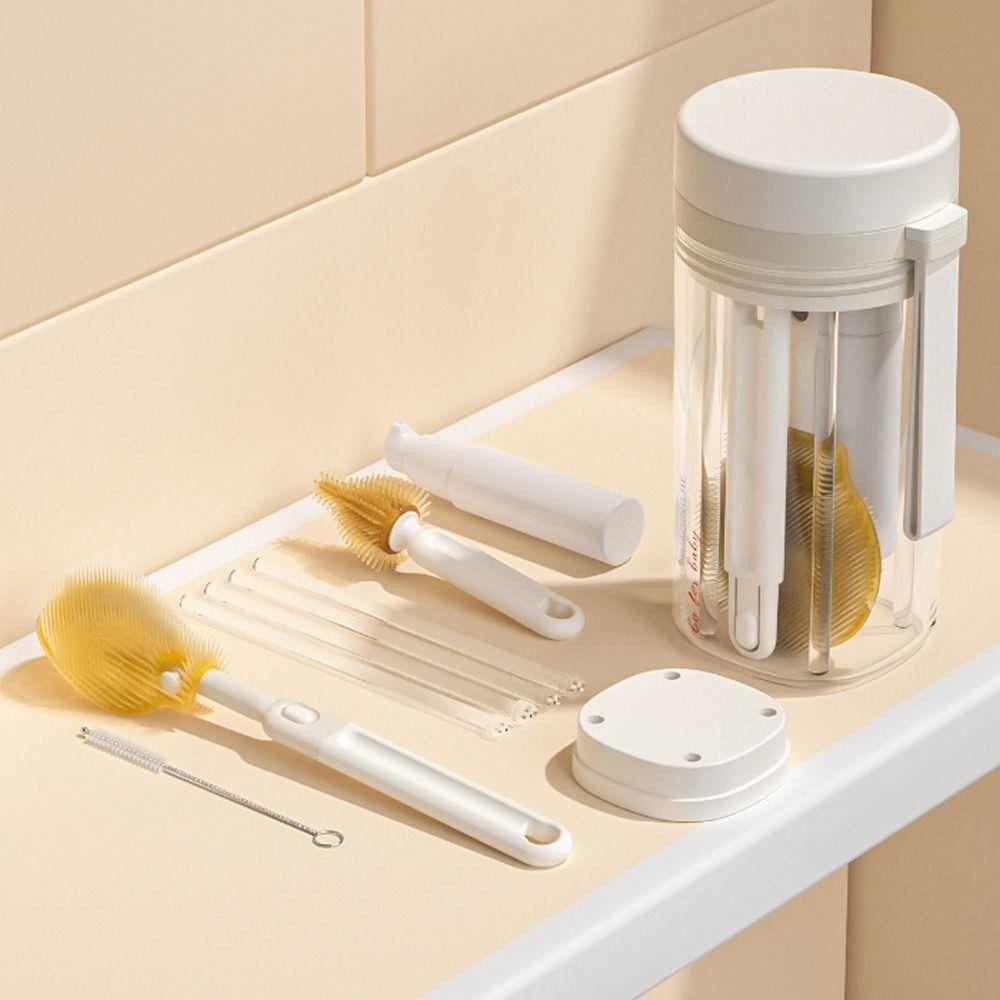 Multiple Use Cleaning Brushes Multifunctional Washing Brush Infant Bottle Brush Set Cleaning Tools
Multiple Use Cleaning Brushes Multifunctional Washing Brush Infant Bottle Brush Set Cleaning Tools