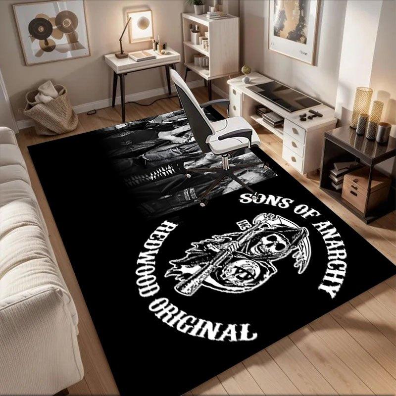 Sons of Anarchy MC Motorcycle Club T-ShirtOffice Mat Perfect for Home Decor Office Desk Chair Rugs Chair Carpet for office Polyester Chair M 60cm by 90cm
Sons of Anarchy MC Motorcycle Club T-ShirtOffice Mat Perfect for Home Decor Office Desk Chair Rugs Chair Carpet for office Polyester Chair M 60cm by 90cm