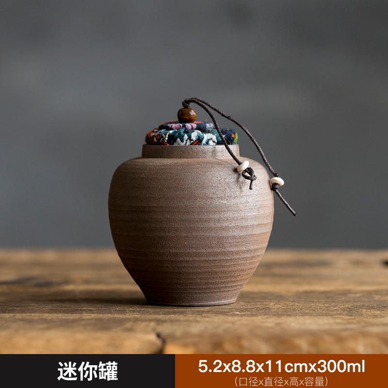 tea and sugar storage jar Rough pottery tea jar household portable ceramic sealed jar small tea can moisture-proof sealed can
tea and sugar storage jar Rough pottery tea jar household portable ceramic sealed jar small tea can moisture-proof sealed can