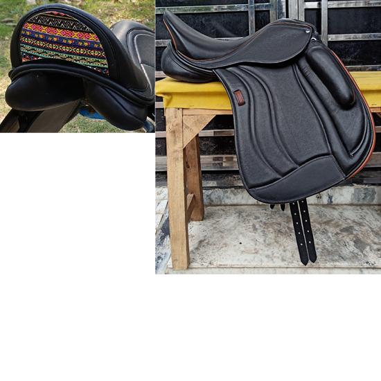 Leather Dressage Monoflap Saddle with Changeable Gullets – Elegant Cantle Design 18 Inch чорний
Leather Dressage Monoflap Saddle with Changeable Gullets – Elegant Cantle Design 18 Inch чорний