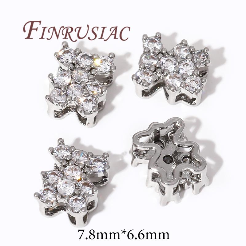 7.8mm*6.6mm Brass with Zircon Spacer Beads,18K Gold Plated Separators For Beads,Bracelets Accessories,DIY Jewelry Making 1 piece
7.8mm*6.6mm Brass with Zircon Spacer Beads,18K Gold Plated Separators For Beads,Bracelets Accessories,DIY Jewelry Making 1 piece