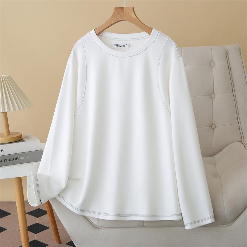 2026 Spring Women s Plus Size Bright Line Long Sleeve T-Shirt, Casual Round Neck Top, Simple Versatile Hoodie 8812 3XL білий
2026 Spring Women s Plus Size Bright Line Long Sleeve T-Shirt, Casual Round Neck Top, Simple Versatile Hoodie 8812 3XL білий