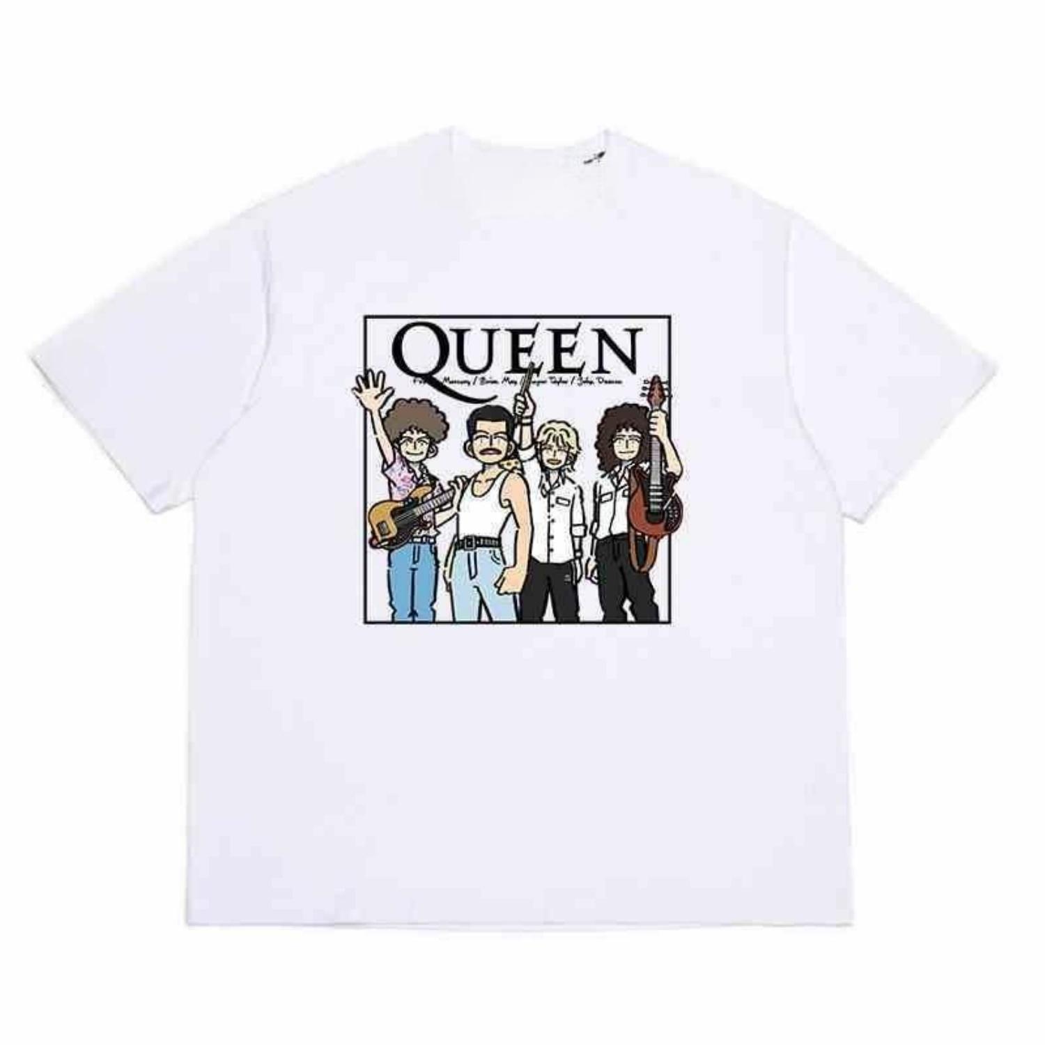 Queen s Summer T-shirt for Both Men and Women, A Loose, Pure Cotton Short-sleeved British Rock Outfit XXXXXL чорний
Queen s Summer T-shirt for Both Men and Women, A Loose, Pure Cotton Short-sleeved British Rock Outfit XXXXXL чорний