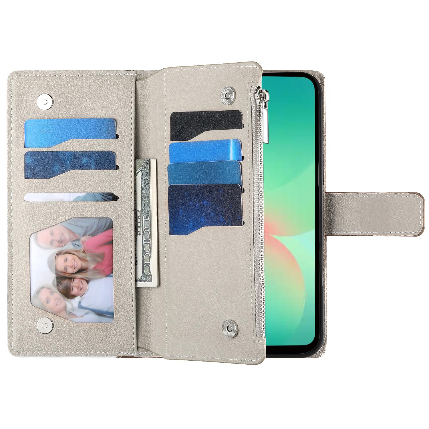 For Samsung Galaxy A26 5G Case Zipper Wallet Color Splicing Leather Flip Phone Cover with Straps White
For Samsung Galaxy A26 5G Case Zipper Wallet Color Splicing Leather Flip Phone Cover with Straps White